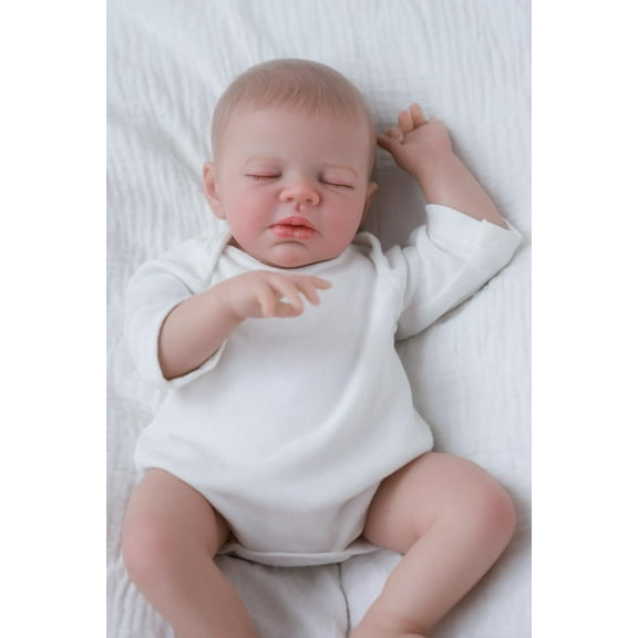 Realistic Reborn Baby Dolls Boy - 16 Inch Lifelike Newborn Doll, Look Real Life Baby, Soft Vinyl Body for Gift