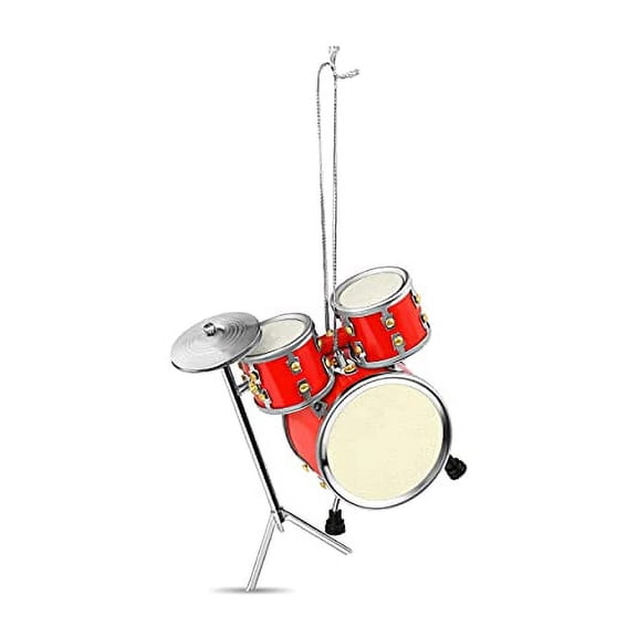 Collections Etc Detailed Red Drum Set Christmas Ornament