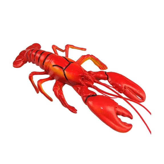 Realistic Red Lobster Animal Model Toy 14.17 Inch Sea Creature Figurine for Kids Play
