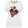 thumbnail image 1 of Realistic Red Roses T-Shirt Women -Image by Shutterstock, Female 3X-Large, 1 of 2