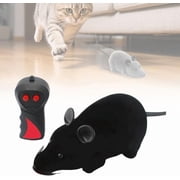 Realistic Remote Control Mouse for Cats - Automatic Interactive Pet Toy, 4-Way Movement for Cat Dog Indoor Play & Chasing Prank