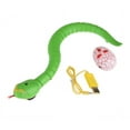 thumbnail image 1 of Realistic Remote Control Snake With Egg Shaped Controller Has retractable tongue & swinging tail ( Green), 1 of 5