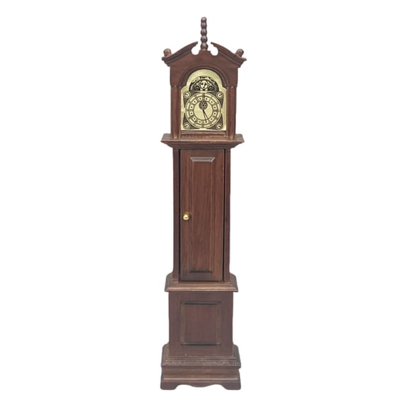 Realistic Retro Floor Clock Miniature Perfect For Home Or Office Display