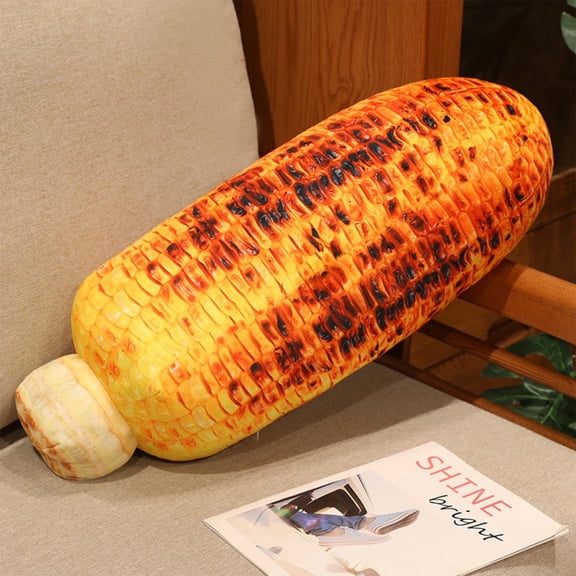 Realistic Roasted Corn Pillow,Food Shaped Plush Toy,Cute Hugging Pillow,Funny Home Decor,Birthday Gift,Novelty Toy,Kids Pillow,Stuffed Corn Toy,Decorative Cushion,Soft Plush Pillow,Food Plush Toy