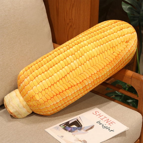 Realistic Roasted Corn Pillow,Food Shaped Plush Toy,Cute Hugging Pillow,Funny Home Decor,Birthday Gift,Novelty Toy,Kids Pillow,Stuffed Corn Toy,Decorative Cushion,Soft Plush Pillow,Food Plush Toy