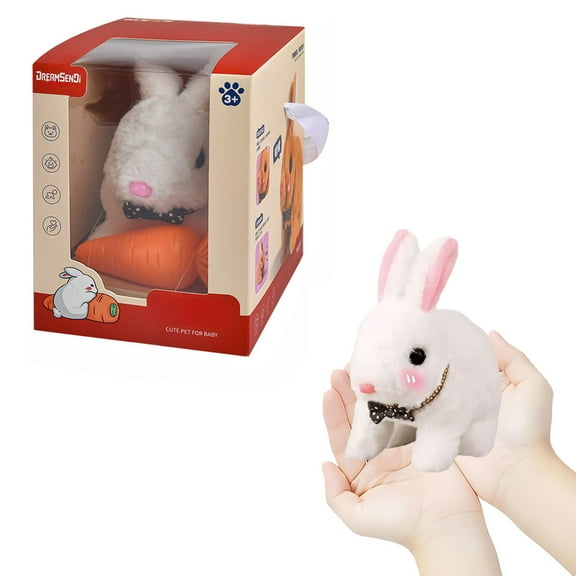 My Realistic Robot Bunny, Robot Bunny, Realistic Rabbit Toys, Robot Bunny that moves like a real rabbit, Cute and Soft Robot Bunny that can walk and jump
