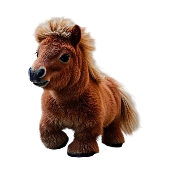 My Realistic Robot Ponys, Interactive Simulation Horse Robot Toy, Walking Toy Electric Interactive Smart Simulation Horse, Cuddly Robots Pet, Soft Robotic Pet for Boys Girls, Birthday Coffee