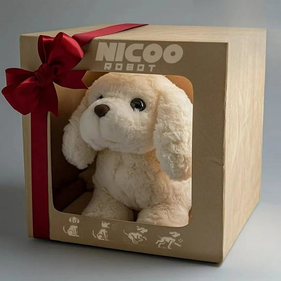 [Realistic Robot Puppy] 2026 New Realistic Robot Puppy Dog - Walking, Barking, Tail Wagging, Acts Like A Real Puppy, Robotic Dog For Adults