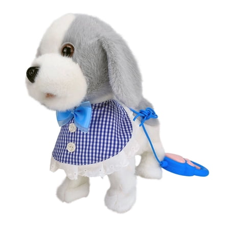 My Realistic Robot Puppy Toy, Cute Soft Mini Robotic Dog for Kids, Interactive Electronic Pet that Responds with Sounds & Movements, STEM Learning Gift