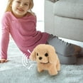 thumbnail image 1 of Realistic Robot Puppy Toy,Plush Golden Retriever Electronic Interactive Dog,Cute and Soft Design,Easy Operation,Great Interactive Toy Gifts for Boys and Girls（Beige）, 1 of 8