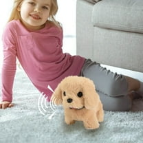 Realistic Robot Puppy Toy for Kids - Interactive Walking, Barking, Tail Wagging Robotic Dog with Sound & Touch Response