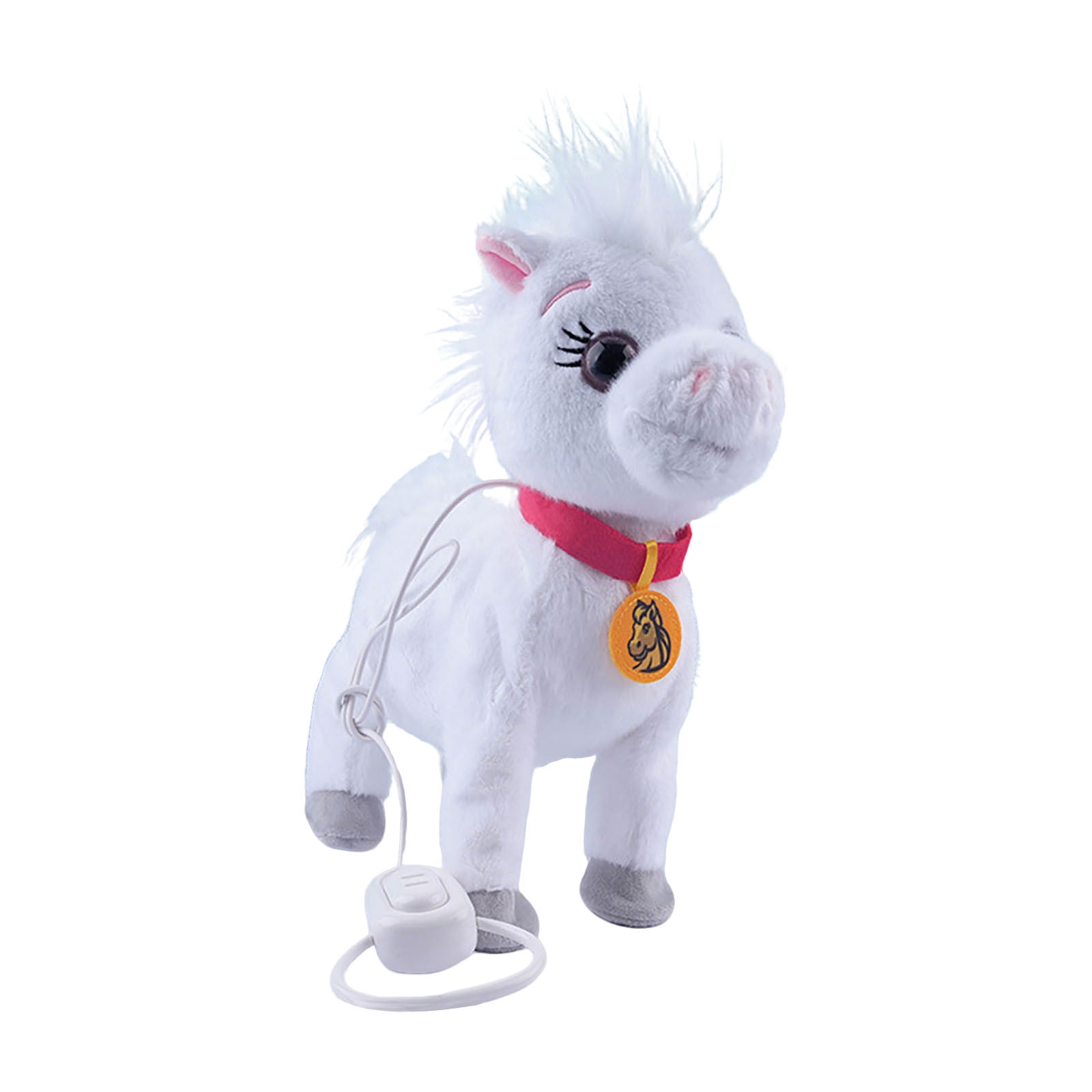 Realistic Robotic Horse Toy Electric Walking Pony with Collar ...