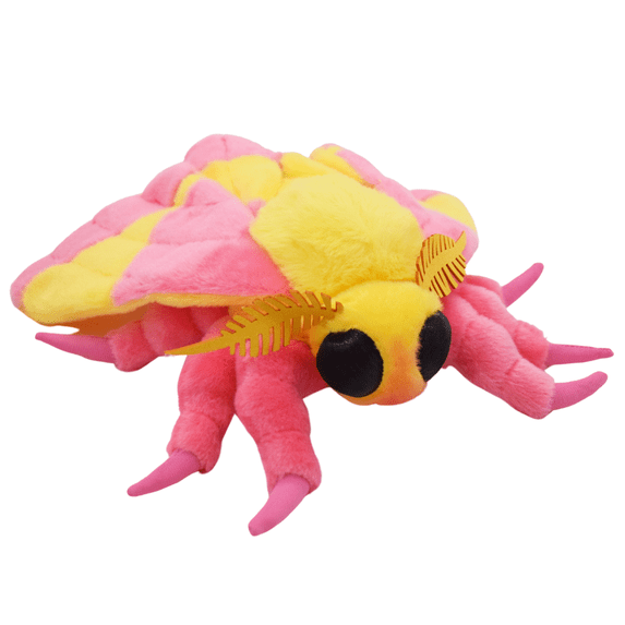 Realistic Rosy Maple Moth Stuffed Animal Plush Toy, Lifelike Animal Plushies, Simulation Rosy Maple Moth Doll