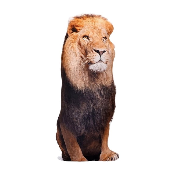 Realistic Safari Animal Plush Dolls, Soft Stuffed Hugging Pillows for Living Room Decor 2026 Gift Selection Series, Lion