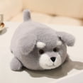 thumbnail image 1 of Realistic Schnauzer Stuffed Animal Plush Toy, Soft Cuddly Sleep Aid Anxiety Relief Plush Doll, Warm Companion Gift for Kids and Adults Animal Lovers, 1 of 7