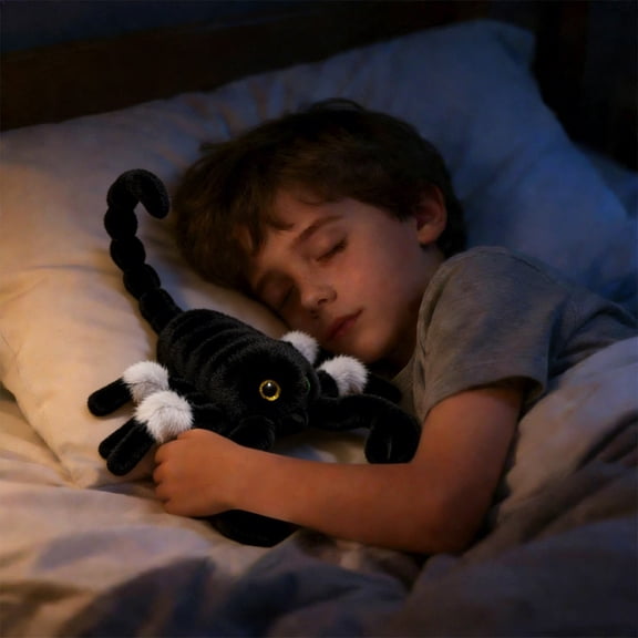 Realistic Scorpion Plush Toy for Kids – Soft Stuffed Animal and Cuddly Creature for Collectors – Unique Gift for Boys Girls Adults – 11.8 Inches