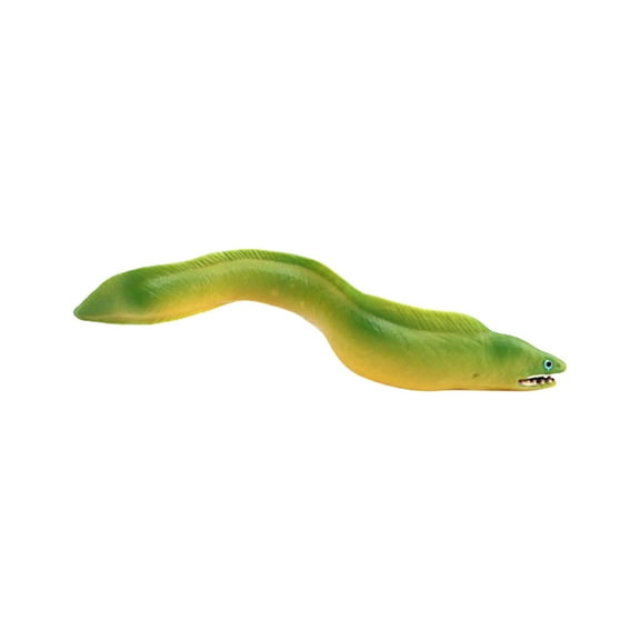 Realistic Sea Model Safe Plastic Life Like Eel Figurine for Kids Fun Family Entertainment Classroom Teaching Aid
