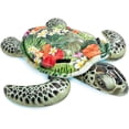 thumbnail image 1 of Realistic Sea Turtle Inflatable Ride On Pool Float with Heavy Duty Handles for Pool Rafts and Inflatable Ride Ons, 1 of 7
