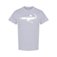 thumbnail image 1 of Realistic Shark Art T-Shirt Men -Image by Shutterstock, Male Medium, 1 of 2