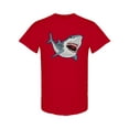 thumbnail image 1 of Realistic Shark Design T-Shirt Men -Image by Shutterstock, Male Large, 1 of 2