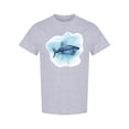 thumbnail image 1 of Realistic Shark Graphic T-Shirt Men -Image by Shutterstock, Male Large, 1 of 2