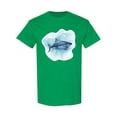 thumbnail image 1 of Realistic Shark Graphic T-Shirt Men -Image by Shutterstock, Male Small, 1 of 2