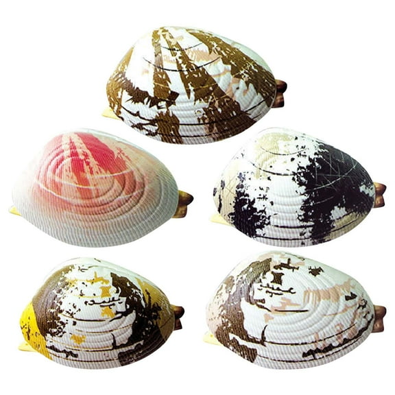 Realistic Shell Water Spray Toy - Summer Prank Clam Squirt Gun for Outdoor Parties, Beach Fun & Water Fights - Interactive Silicone Sea Shell Squirt Toy (Random Colors)