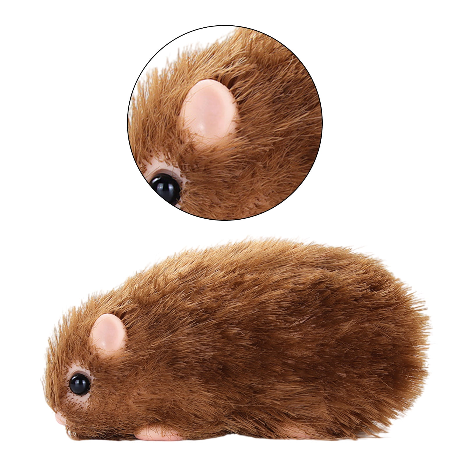 Realistic Silicone Hamster Figure Doll for Child Life Like Reborns Hamster Cute Figurine Toy Collectable Gift