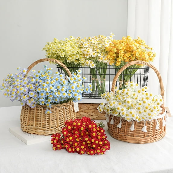 Realistic Silk Chamomile Flowers - Perfect for Weddings and Events