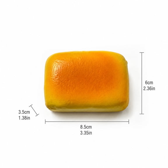 Realistic Simulation: 2026 Upgraded Fake Bread Decor, Vivid Faux Pastry Model, Artificial Food Ornament, Versatile Prop for Home Kitchen & Bakery Display