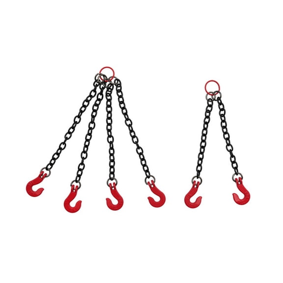 Realistic Simulation Tow Chain Accessory with Double Hooks for Crawlers Remote Control Vehicle Performances Enhancement