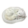 thumbnail image 1 of Realistic Sleeping Cat Toy Breathing Cat Stuffed Animal Doll with Mat Plush Toys for Children Home Ornament, 1 of 7