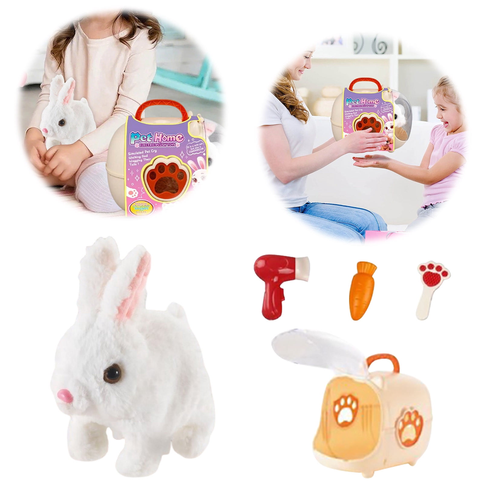 Realistic Smart Robot Rabbit Acts Like A Real Leveret Ai Plush Robot ...