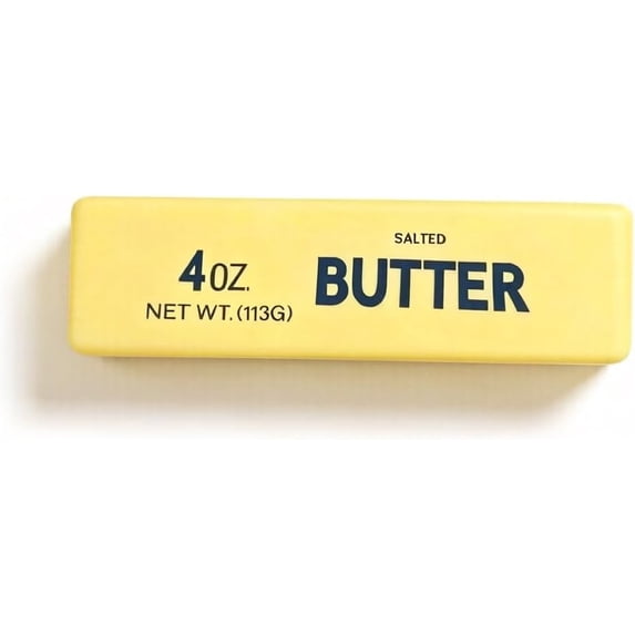 Realistic Soft Butter Stick Fidget Toys,Slow Rebound Cute Butter Squeeze Stress Balls, Slow Rising Portable Squishy for Adults Anxiety & Stress Relief, Sensory Gifts for Office, Home (Yellow)