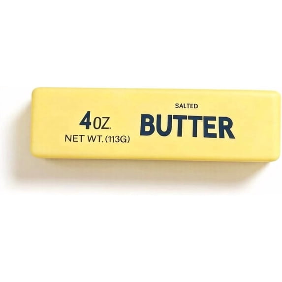 Realistic Soft Butter Stick Fidget Toys,Slow Rebound Cute Butter Squeeze Stress Balls, Slow Rising Portable Squishy for Adults Anxiety & Stress Relief, Sensory Gifts for Office, Home (Yellow)