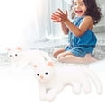 thumbnail image 1 of Realistic Soft Cat Toy Generous Cute Stuffed Animal For Kids Toddlers 3 Year Old Children, 1 of 8