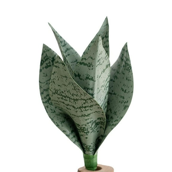 Realistic Soft Pvc Snake Plant: Low-Maintenance Greenery For Every Room!