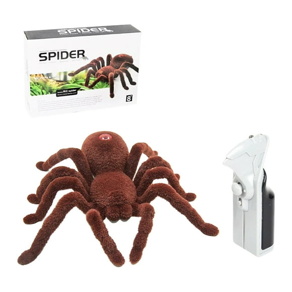 Realistic Spider Remote Control Model Toy Horror Simulation Infrared Remote Control Car Children Prank Gift
