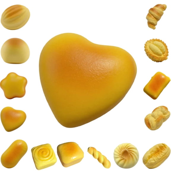 Realistic Squishy Bread, 2026 New Realistic Bread Squishy, Slow Rising Soft Foam Squishies Squeeze Sensory Autism Toys for Office Desk Companion(N)
