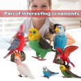 thumbnail image 1 of Realistic Static Parrot Model Pvc Figurine, Educational Toy For Kids Age 8+ Safe Pretend Play Collection Science Learning Brain Development, Garden Home Decoration Lifelike 3D, 1 of 7