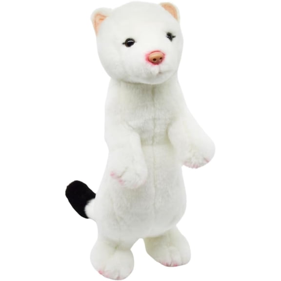 Realistic Stoat Stuffed Animal Plush Toy, Lifelike Animal Plushies, Simulation Stoat Doll