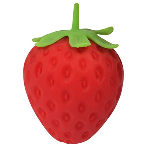 Realistic Strawberry Squeezable Stress Ball Fruit Slow Rise Party Favor