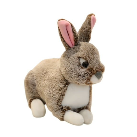 Realistic Stuffed Animals&plush Toys, Easter Bunny Animals, Mini Soft Plush Rabbit Toys, Home Decor Birthday Gifts
