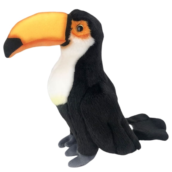 Realistic Stuffed Toucan Plush Toy - 18 Inch Cuddly Wildlife Design - Perfect Gift for Kids