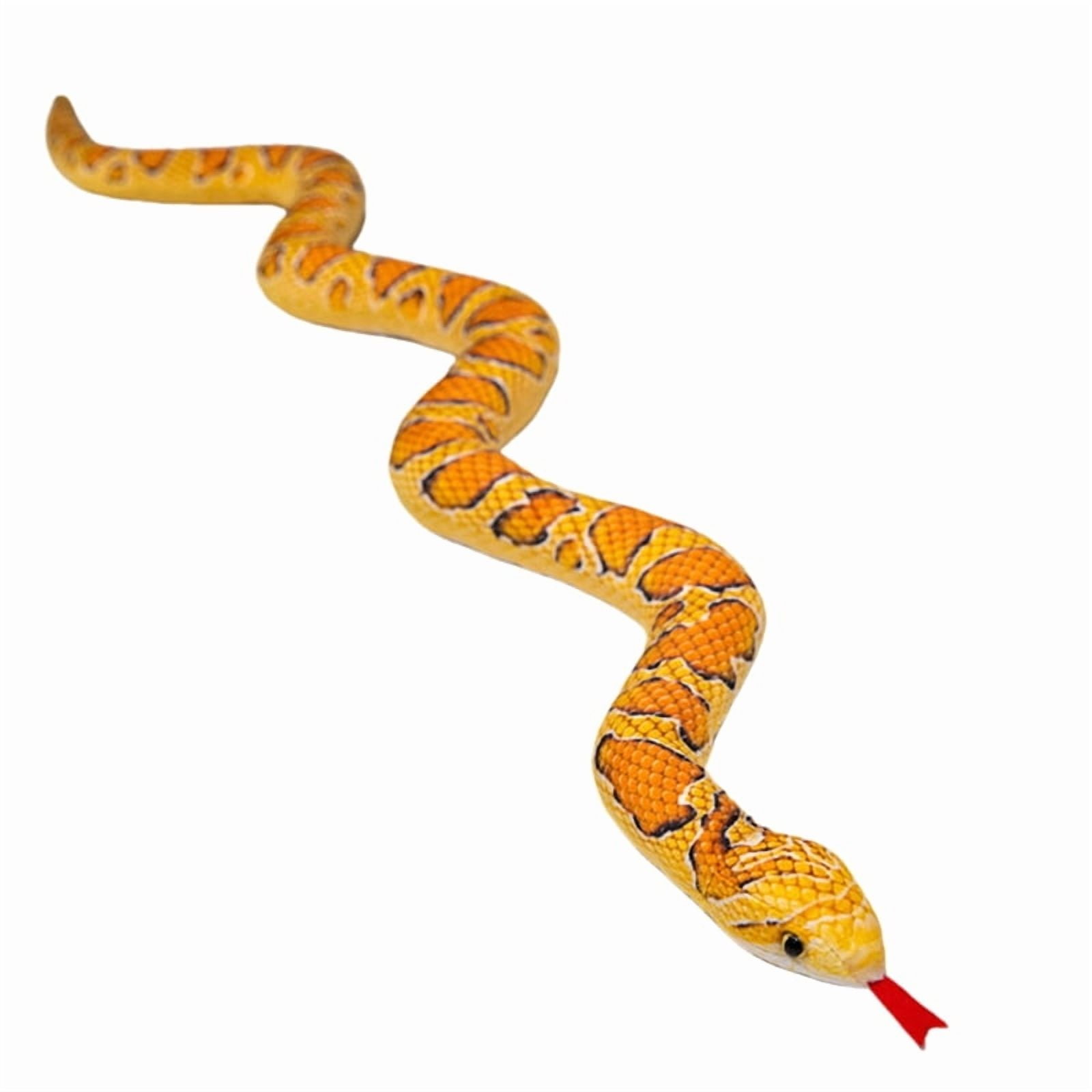 Realistic Sturdy PP Cotton Snake Toy Lifelikes Soft Stuffed Animal in ...