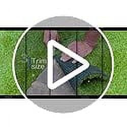 Realistic Thick Artificial Grass Turf Lawn -Indoor Outdoor Garden Lawn Landscape Synthetic Grass Mat - Thick Fake Grass Rug 1FTX66FT