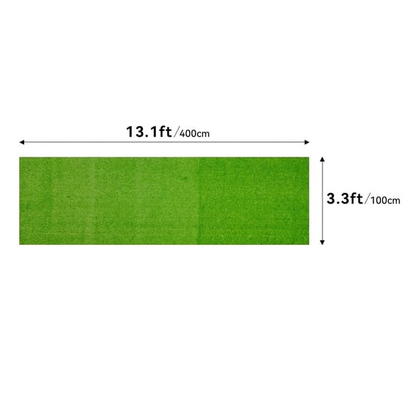 Realistic Thick Artificial Turf Roll, Synthetic Grass Mat for Garden Patio & Pets