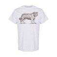 thumbnail image 1 of Realistic Tiger Sketch Design T-Shirt Men -Image by Shutterstock, Male x-Large, 1 of 2