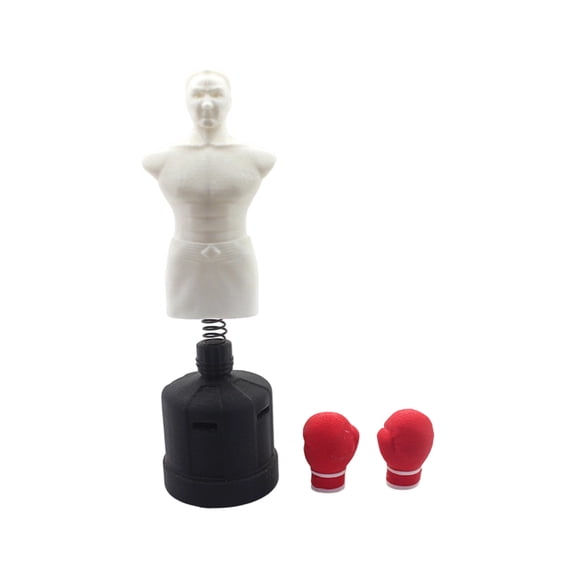 Realistic Tiny Boxing Gloves Punching Bag 1/12 Scale Training Gear Perfect For Toy Rooms Dollhouses Miniature