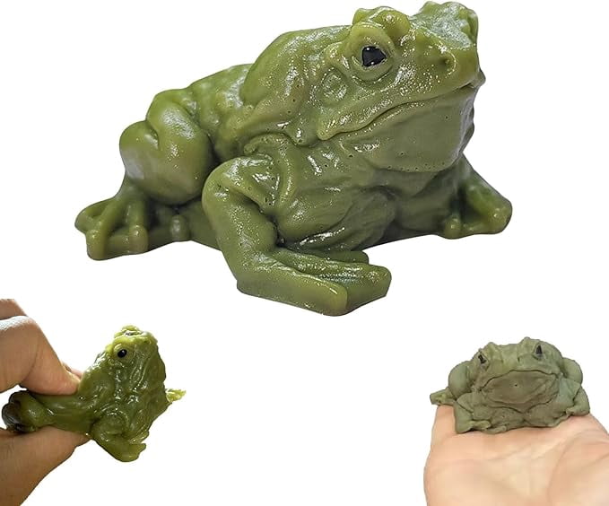 Toad Props Realistic Toad Prank Toy, Life-Size Fake Frog Prop with Cold Slimy ...